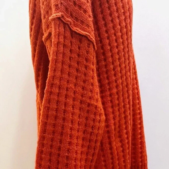 NWT SO GOODS FOR LIFE Juniors Long Sleeve Pullover Mock Neck Orange Sweater Sz L - Picture 9 of 12